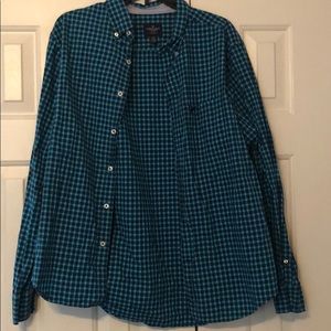 Large American Eagle button up